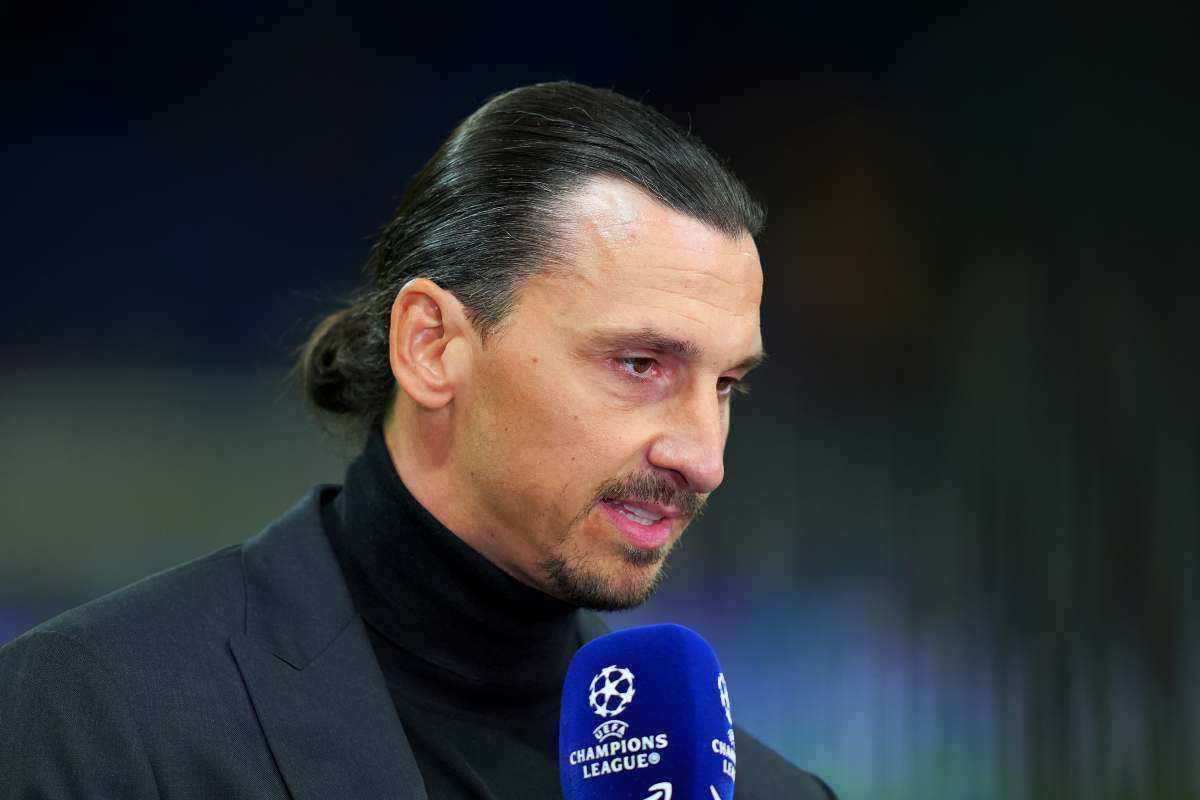 Zlatan Ibrahimovic al microfono