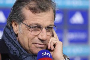 Il direttore sportivo della Juventus Cristiano Giuntoli