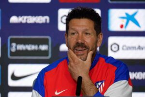 Diego Simeone in conferenza stampa