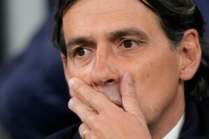 Il tecnico dell'Inter, Simone Inzaghi
