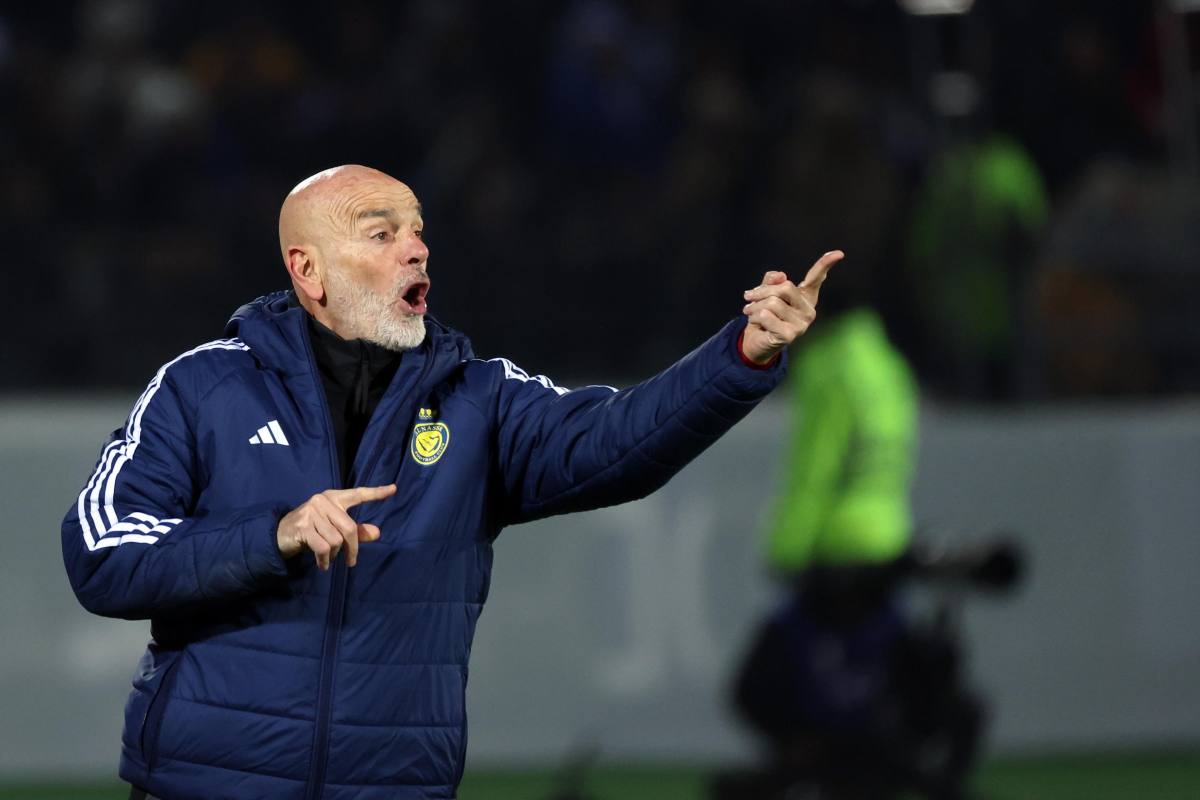 Stefano Pioli in campo