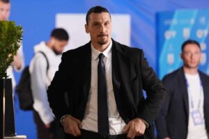 L'ex giocatore del Milan e attuale dirigente rossonero Zlatan Ibrahimovic