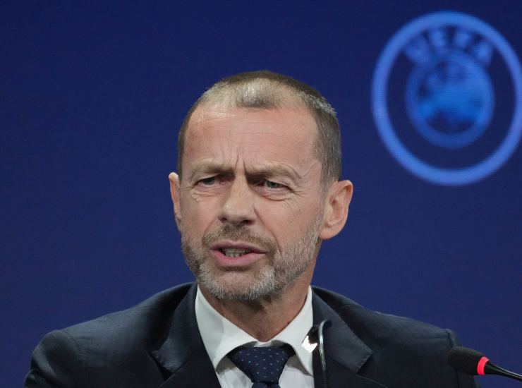 Il presidente del'UEFA Aleksander Ceferin