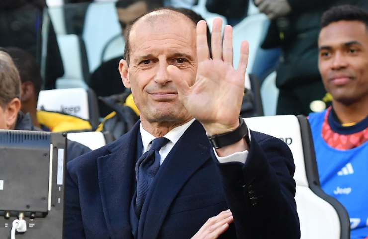 Allegri saluta
