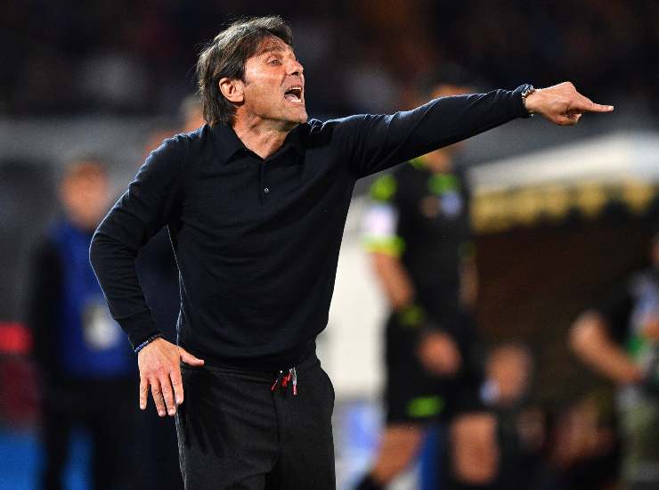 L'allenatore del Napoli Antonio Conte