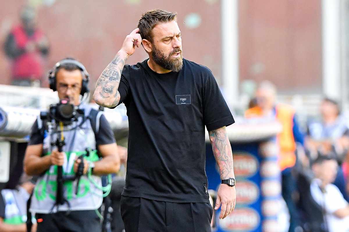 Daniele De Rossi in panchina