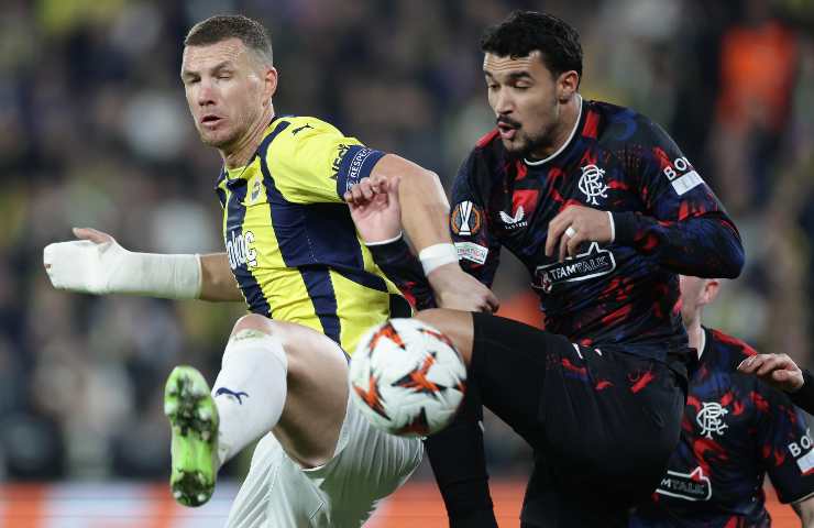 Dzeko in azione