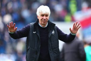 Gasperini saluta