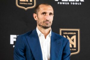 Giorgio Chiellini in primo piano