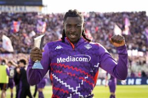 Moise Kean, attaccante della Fiorentina