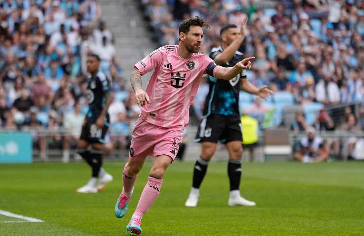 Messi con l'Inter Miami