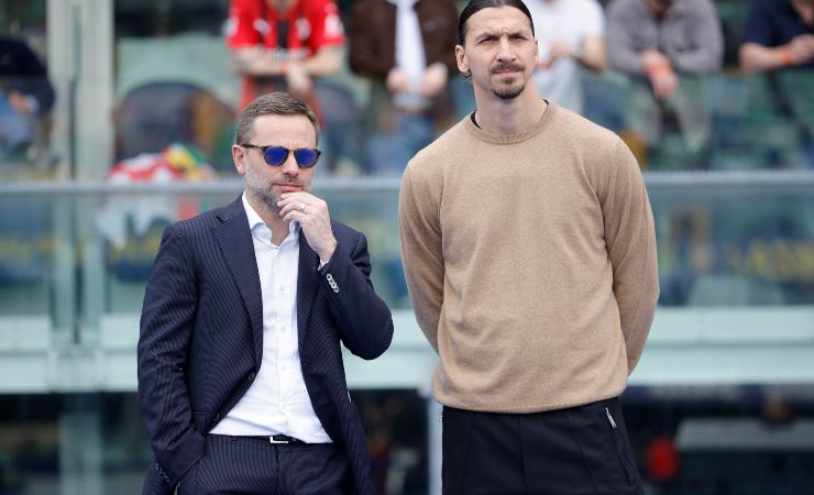 Giorgio Furlani e Zlatan Ibrahimovic