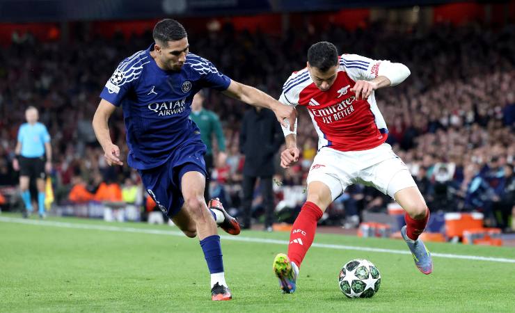 Psg-Arsenal azione