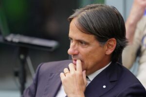 L'allenatore dell'Inter Simone Inzaghi