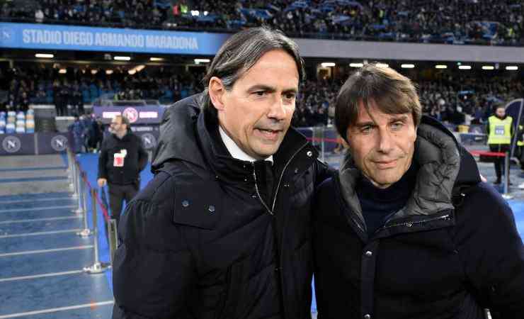 Simone Inzaghi e Antonio Conte