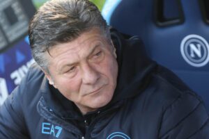 Walter Mazzarri in primo piano