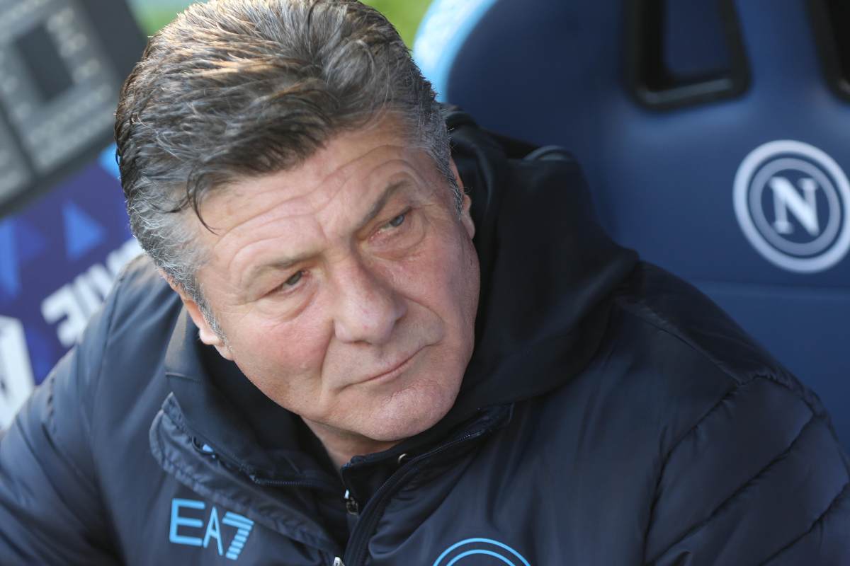 Walter Mazzarri in primo piano
