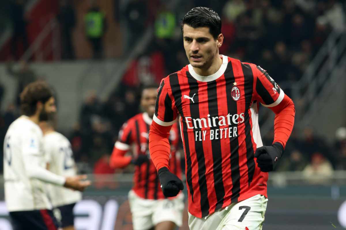 Morata in primo piano