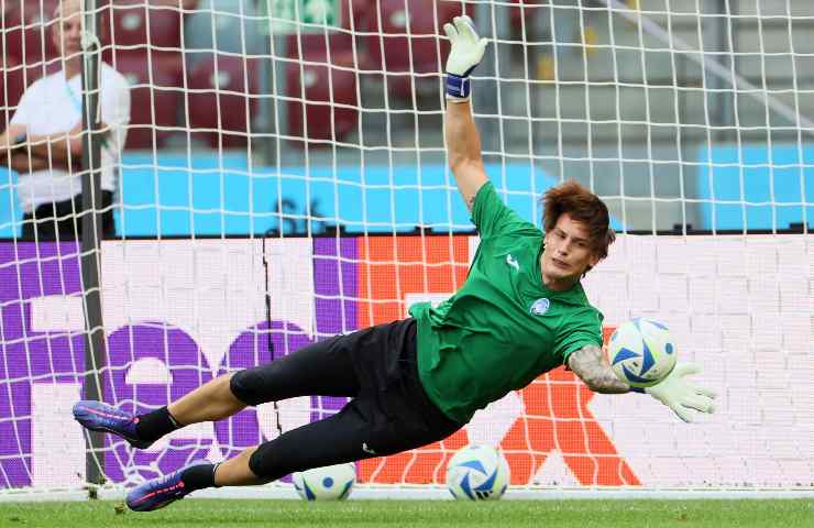 Marco Carnesecchi in azione