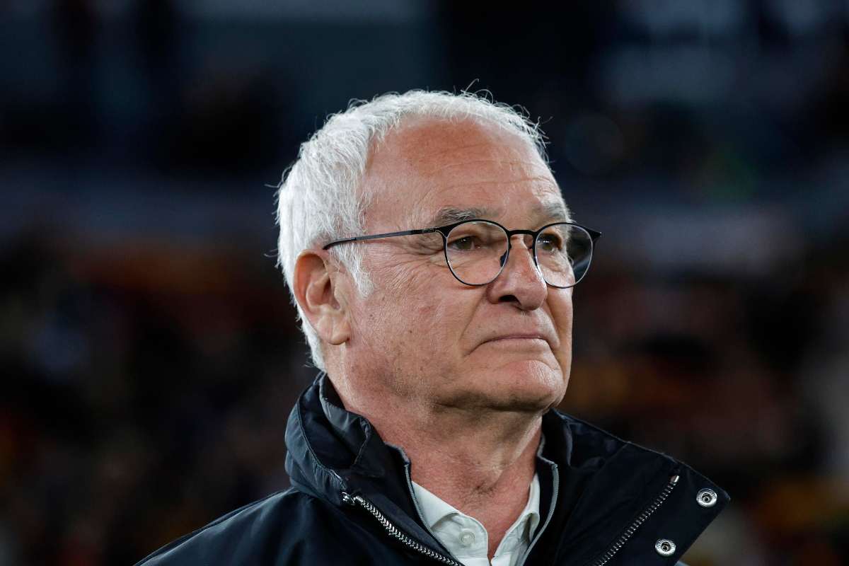Claudio Ranieri in primo piano