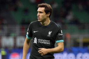Federico Chiesa in primo piano