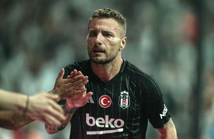 Immobile saluta i tifosi