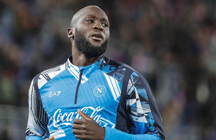 Romelu Lukaku si scalda