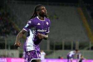 Moise Kean esulta