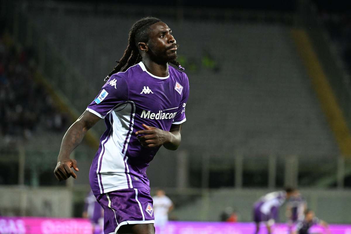 Moise Kean esulta
