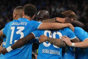 Il Napoli esulta