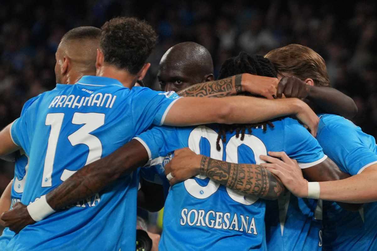 Il Napoli esulta