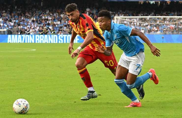 David Neres in azione