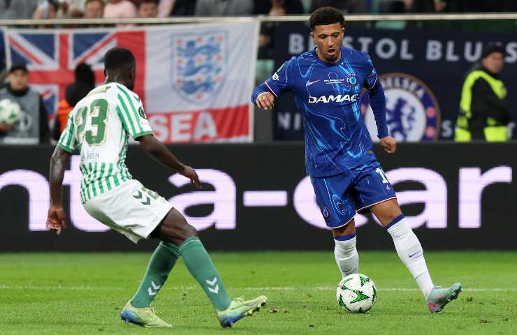 Jadon Sancho in azione