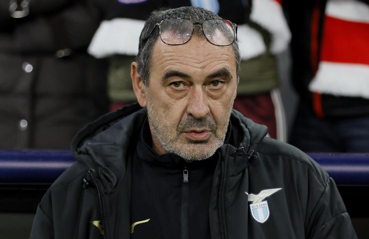 Sarri in primo piano