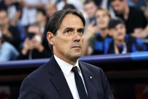 Simone Inzaghi in primo piano