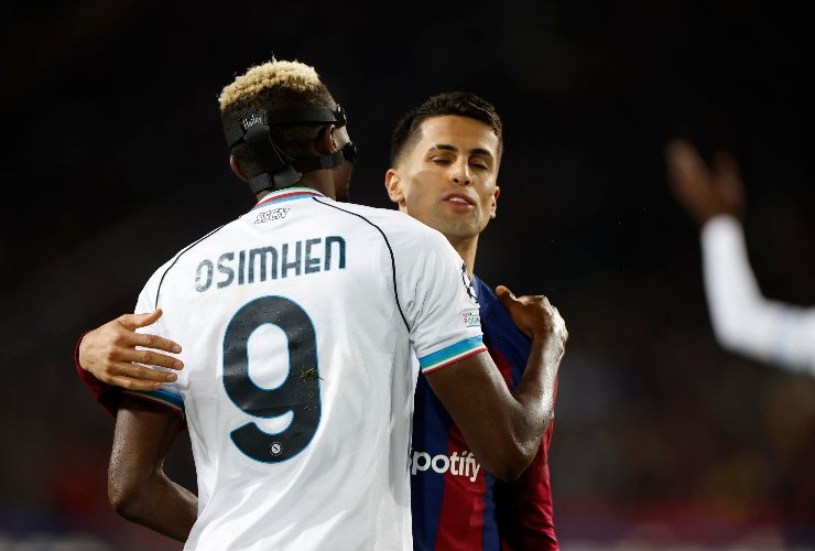 victor osimhen con la maglia del Napoli
