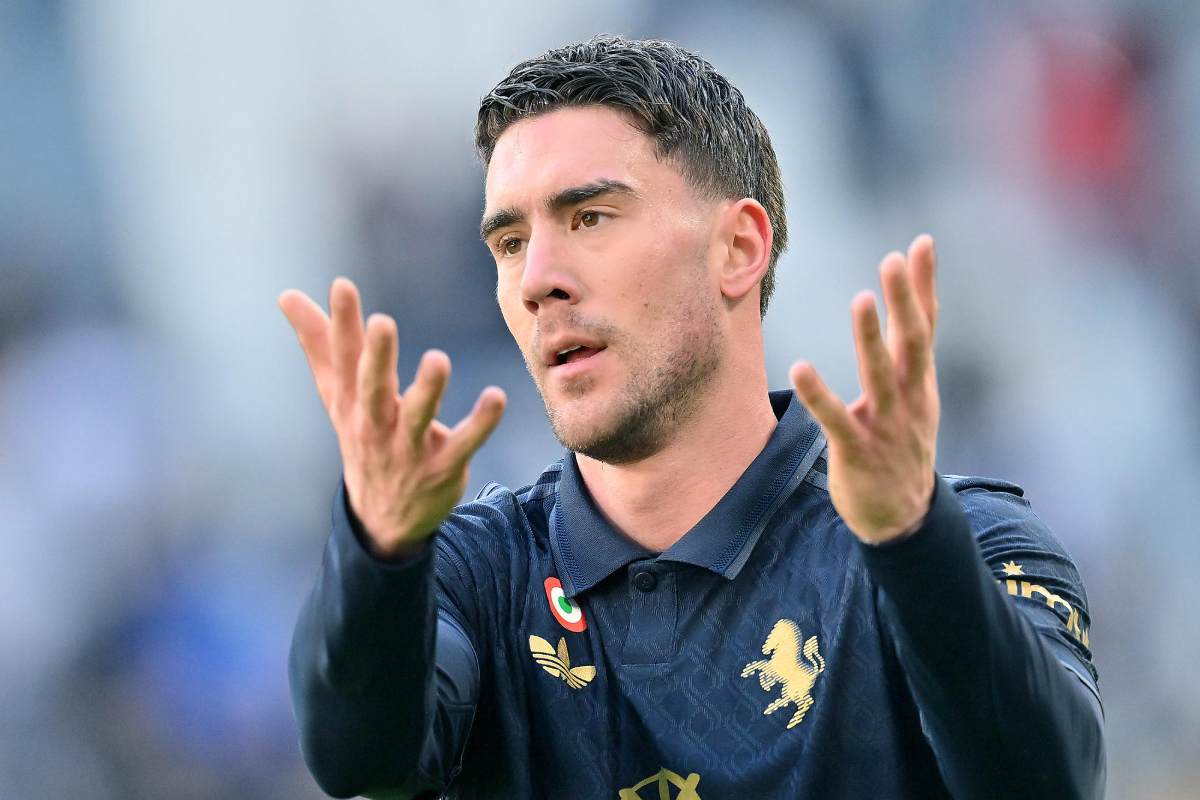 vlahovic con la juventus