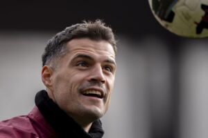 xhaka con la svizzera