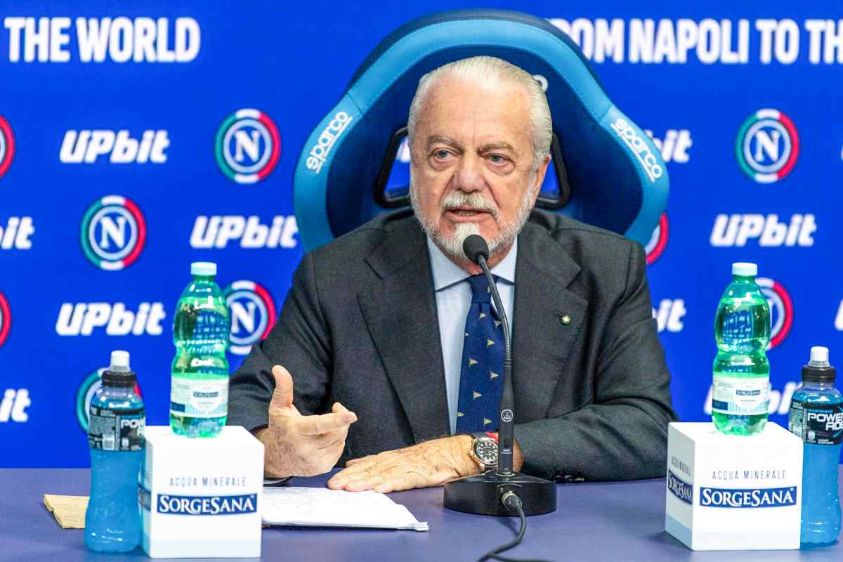 De Laurentiis in conferenza