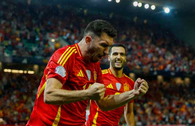 Laporte esulta