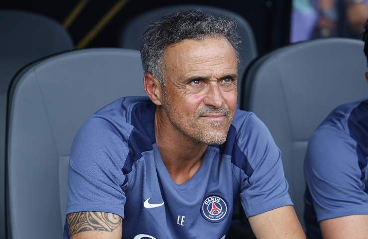 Luis Enrique in panchina