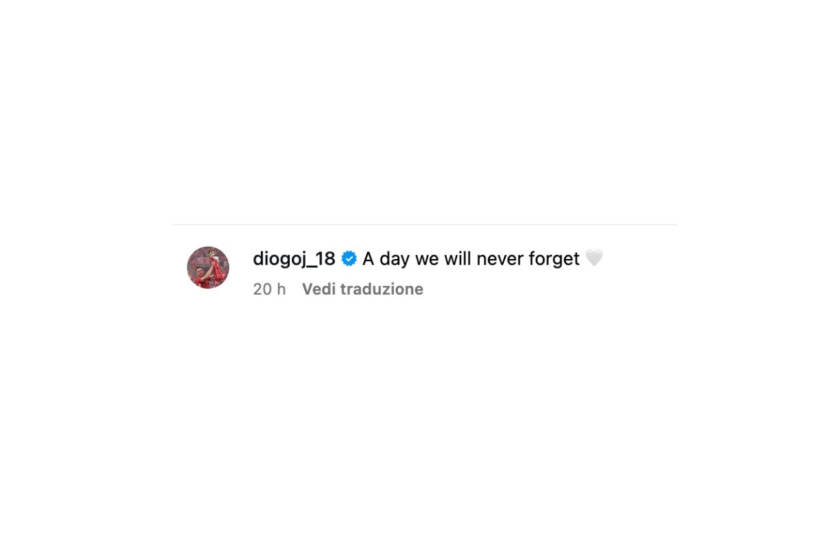 Messaggio Diogo Jota