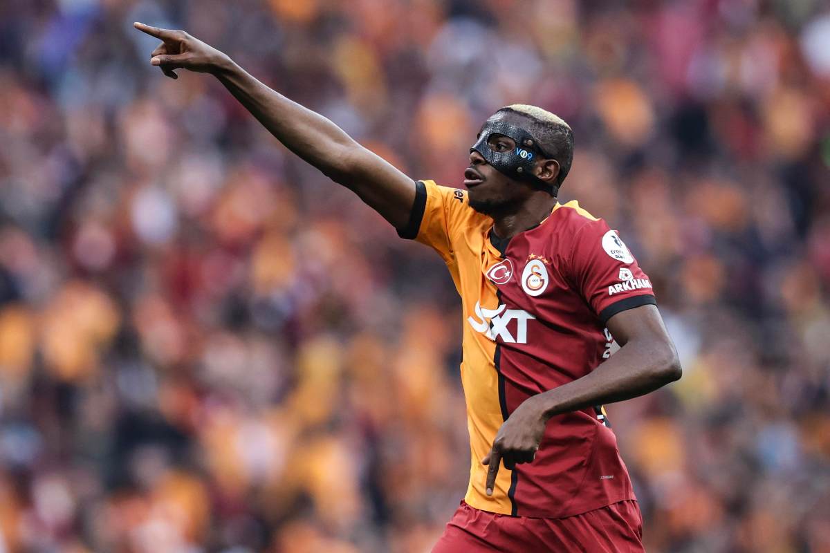 Victor Osimhen in maglia Galatasaray