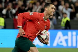 cristiano ronaldo esulta col portogallo