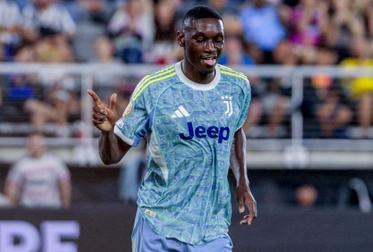 kolo muani esulta con la juventus