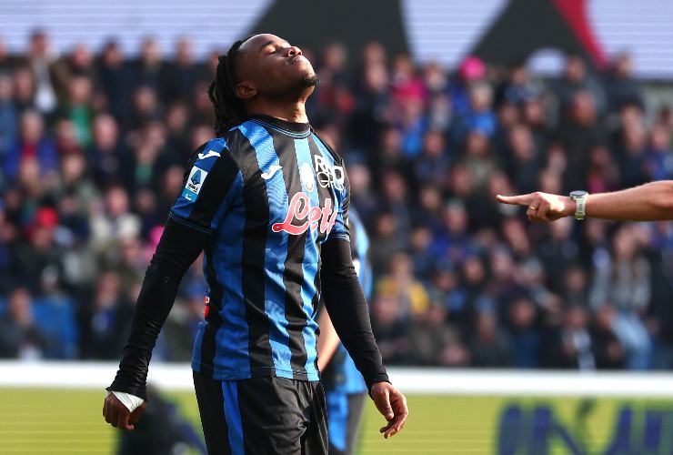 lookman con l'atalanta