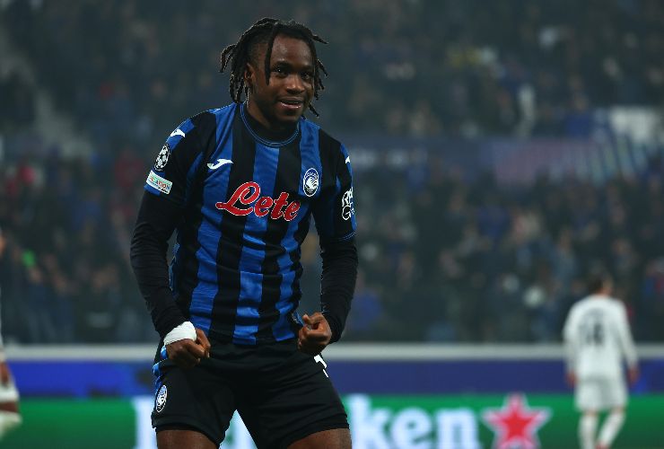 lookman con l'atalanta