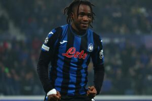 lookman esulta con l'atalanta