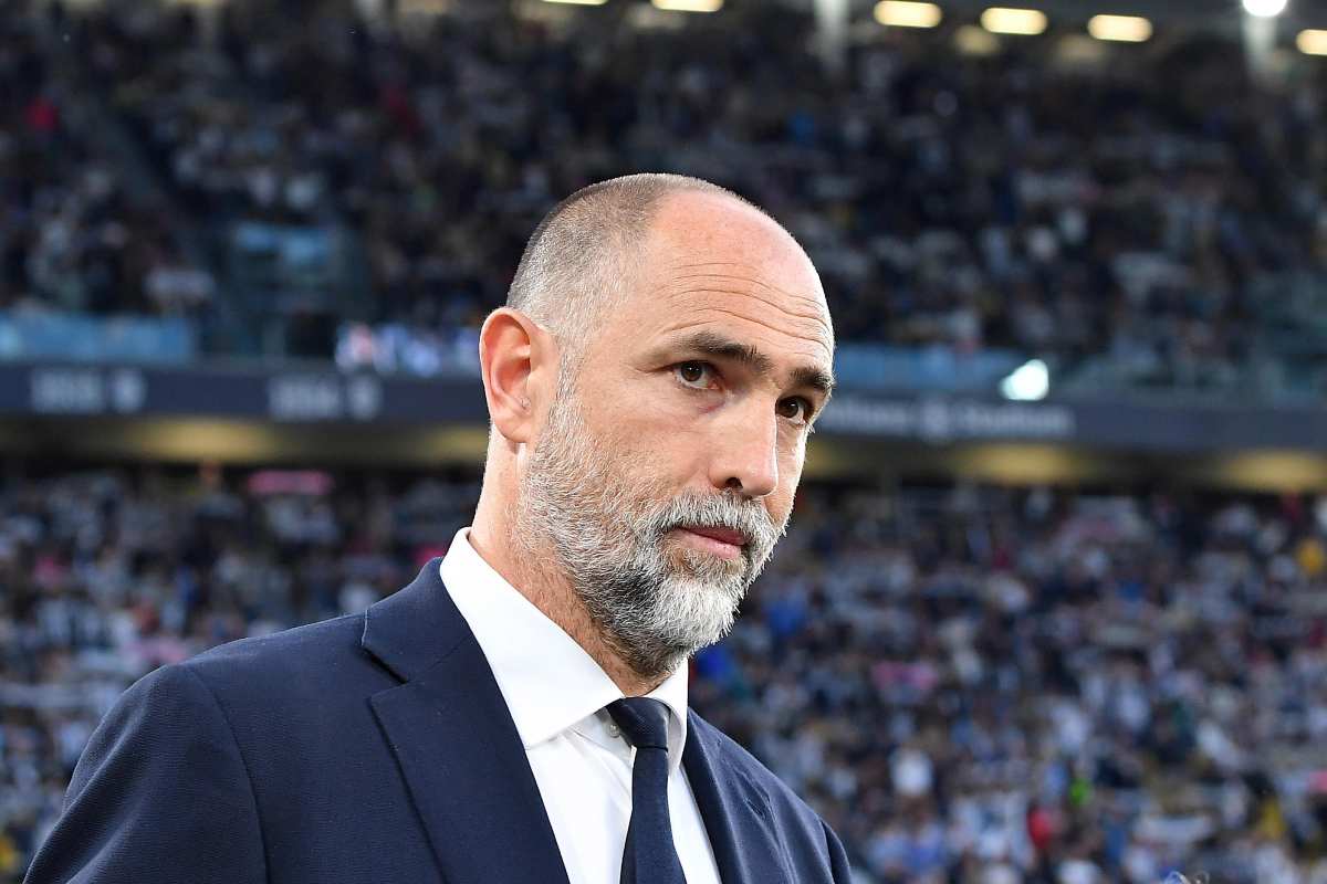 tudor in campo da allenatore della juventus