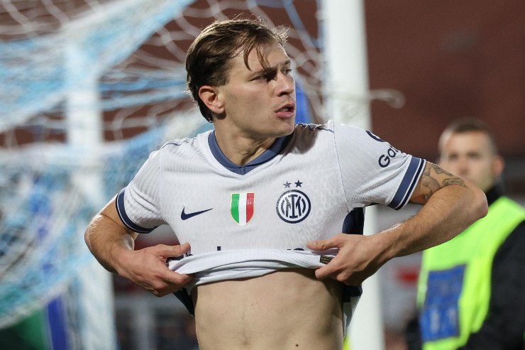 Il centrocampista dell'Inter, Nicolò Barella